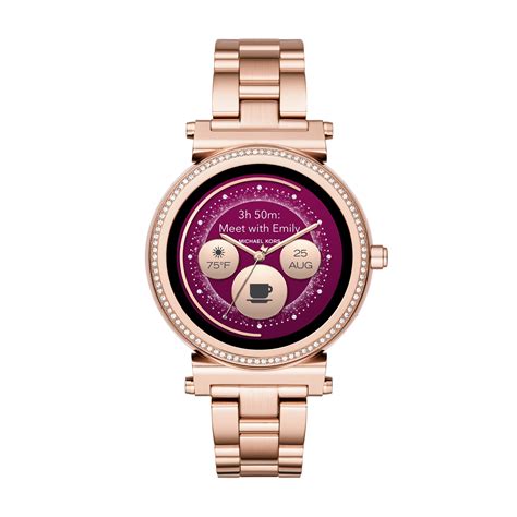 what does michael kors sofie smartwatch do|michael kors access sofie smartwatch.